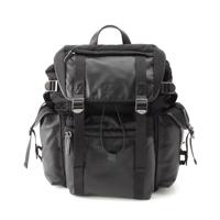 トッズ TOD’S ファブリック＆レザー ミディアム リュック