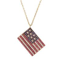 ノーブランド no brand アメリカ国旗モチーフ メレダイヤ