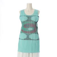 プリーツプリーズ PLEATS PLEASE 陰陽柄 ノースリーブ