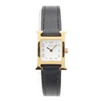 エルメス HERMES Hウォッチ 腕時計 ホワイト文字盤