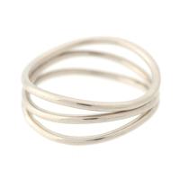 ティファニー TIFFANY&Co. ウェーブ３ロウリング リング 指輪