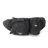 プラダ PRADA ナイロン 三角ロゴ ウエストバッグ