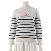 シャネル CHANEL 2023 カシミヤ スパンコール