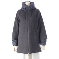 デュノ DUNO バージンウール カシミヤ混紡 切り替え