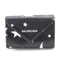 バレンシアガ BALENCIAGA レザー スター ペーパーミニ
