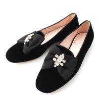 ロジェヴィヴィエ Roger Vivier ベロア リボン