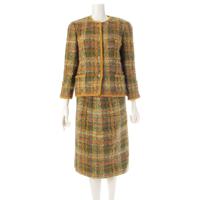 シャネル CHANEL ツイード ジャケット スカートセットアップ