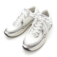 シャネル CHANEL メッシュ ココマーク レースアップ