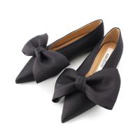 キムヘキム kimhekim ポインティッドトゥ シグネチャー ビッグリボンシューズ