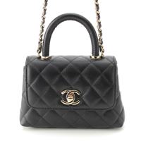 シャネル CHANEL ランダムシリアル キャビアスキン ココハンドル