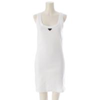 プラダ PRADA コットン トライアングルロゴ ノースリーブ