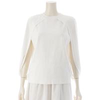 アドーア ADORE 24年 アセテート×ナイロン ケープレイヤード