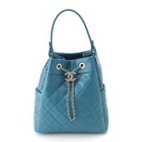 シャネル CHANEL キャビアスキン マトラッセ ドローストリング