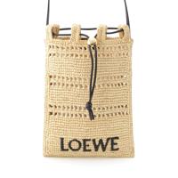 ロエベ LOEWE ラフィア ドローストリング ポケット