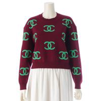 シャネル CHANEL 21P カシミヤ混 ジャガード