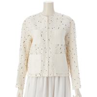 ドゥロワー Drawer コットン ツイード ドット