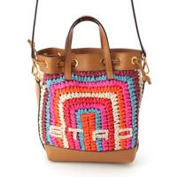 エトロ ETRO クロシェ エンブロイダリーロゴ 2way