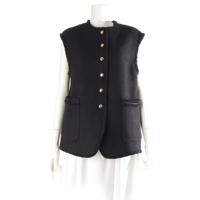 ドゥロワー Drawer ウール ツイード 金ボタン