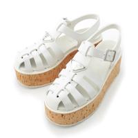 プラダ PRADA モノリス トライアングルロゴ サンダル