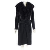 ヴェルサーチェ VERSACE ウール アンゴラ ファー