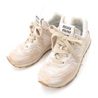 ミュウミュウ MIUMIU × ニューバランス レザー