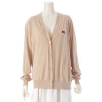 ミュウミュウ MIUMIU 2023 カシミヤ×シルク ロゴ