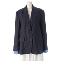 ミュウミュウ MIUMIU ウール シングルブレスト レイヤード