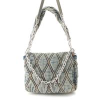 ディーゼル DIESEL デニム チャームD ショルダーバッグ