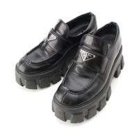 プラダ PRADA モノリス トライアングルロゴ プラットフォーム
