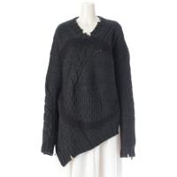 エムエムシックス MM6 22AW アルパカ混ウール デザインカット