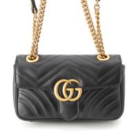 グッチ GUCCI レザー GGマーモント チェーン