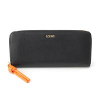 ロエベ LOEWE ノット ジップアラウンド シャイニーナパカーフ