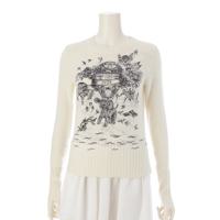 クリスチャンディオール Christian Dior カシミヤ ロゴ刺繍