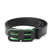 バレンシアガ BALENCIAGA レザー BBバックル ベルト