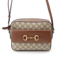 グッチ GUCCI GGスプリーム ホースビット PVC×レザー