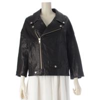 リジエール Lisiere シープスキン ライダースジャケット 20-010-560-0023