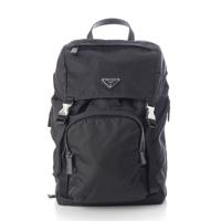 プラダ PRADA リナイロン サフィアーノレザー トライアングルロゴ