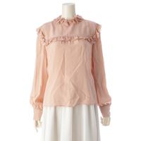 ヴァレンティノ VALENTINO 24年 シルク フリルカラー