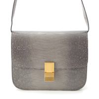 セリーヌ CELINE リザード クラシックボックス ショルダーバッグ