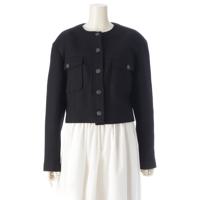 シャネル CHANEL 24-25AW ウール ココボタン