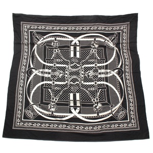 エルメス カレジェアン カシミヤ シルク Grand Manege Bandana ストール