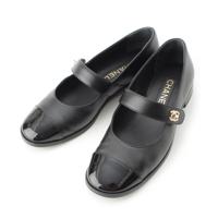 シャネル CHANEL レザー パテント ココマーク