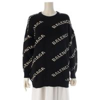 バレンシアガ BALENCIAGA ウール ロゴジャガード セーター