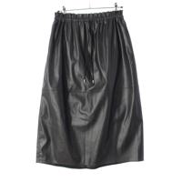 ドゥロワー Drawer フェイクレザー ロング スカート