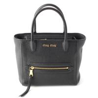 ミュウミュウ MIUMIU マドラス レザー ハンドバッグ