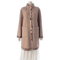 レオナール LEONARD アンゴラ ウール スタンドカラー