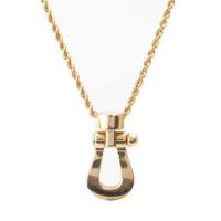 フレッド FRED フォース10 K18イエロー ネックレス