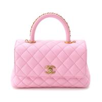 シャネル CHANEL ココハンドル 24 キャビアスキン