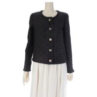 シャネル CHANEL 21AW ウール シルク混