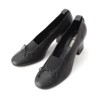 ミュウミュウ MIUMIU レザー エラン バレエシューズ